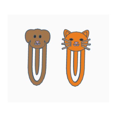 Çizgi Film Kedi Köpek Kağıt Klipsleri (Bu ürün Sadece Plastik parçadır - Almadan Önce Soru Sorabilirsiniz)