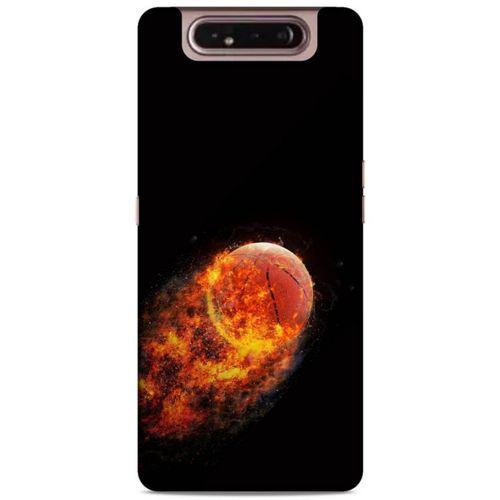 Lopard Samsung Galaxy A80 Uyumlu Kılıf FireX (32) Soft Silikon Kılıf Basketbol Topu
