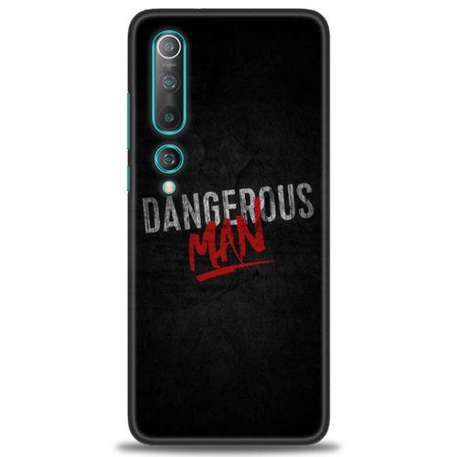 Xiaomi Mi 10 Kılıf HD Baskılı Kılıf - Dangerous Man + Tam Ekran Koruyucu