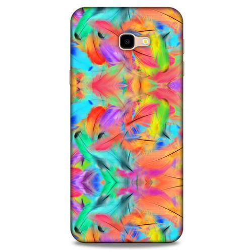 Samsung Galaxy J4 Plus Kılıf Desenli Özel Seri Tüyler (32) Soft Silikon Kılıf