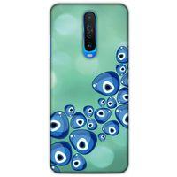 Nazarium (15) Desenli Silikon Kapak Xiaomi Redmi K30 5G Kılıf