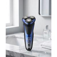 3 Başlıklı Elektrikli Tıraş Makinesi Su Geçirmez Dijital Göstergeli