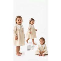 6-24 Ay Müslin Keten Pamuk Bebek Elbise