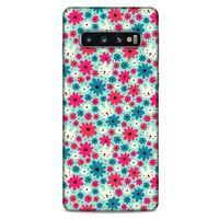 Lopard Samsung Galaxy S10 Uyumlu Kılıf Kediler (3) Kapak Çiçek ve Kedi