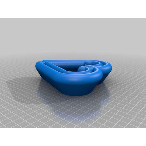 Cupid'in Kalp Cenneti Tepsisi 3D Baskı (Bu ürün Sadece Plastik parçadır - Almadan Önce Soru Sorabilirsiniz)