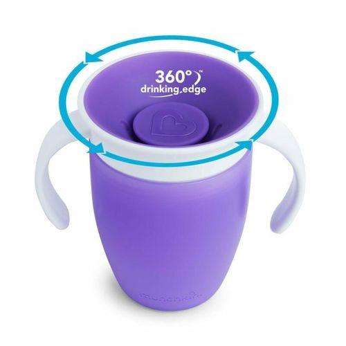 Munchkin Munchkin Mucize 360° Alıştırma Bardağı 6 Ay+ 207ml Mor