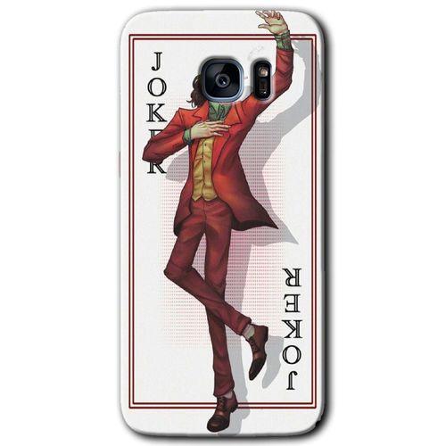 Potkal Hediye Fabrikası Samsung Galaxy S7 Edge Kılıf HD Desen Baskılı Arka Kapak - Joker İskambil
