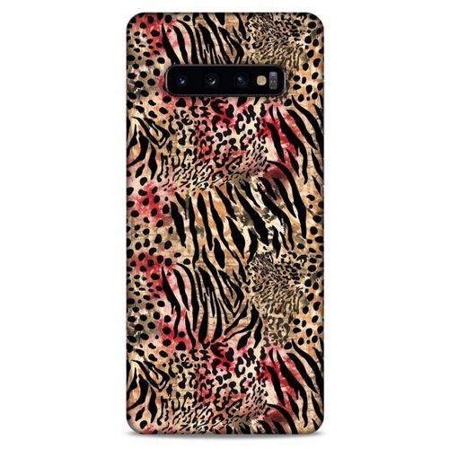 Animax Leopar Zürafa Samsung Galaxy S10 Plus Kılıf Desenli Silikon