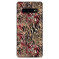 Animax Leopar Zürafa Samsung Galaxy S10 Plus Kılıf Desenli Silikon