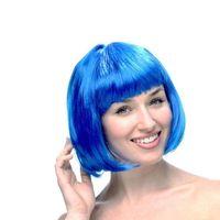 Mavi Küt Peruk Saç