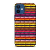 Apple iPhone 12 Mini Kılıf Patchwork (42) Rugged Armor Kılıf Karışık Renkli