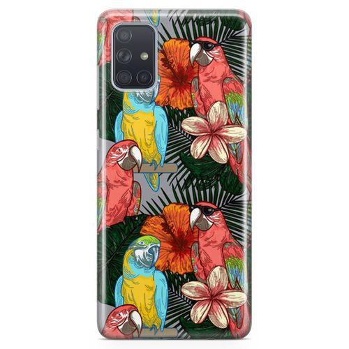 Samsung Galaxy A71 Kılıf Dost Papağanlar Arka Kapak Koruma Desenli Full Koruyucu