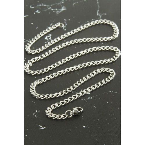 Düz Zincir Çelik Kolye 55 cm