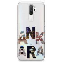 Oppo A9 2020 Kılıf Ankara Gezi Arka Kapak Koruma Desenli Full Koruyucu