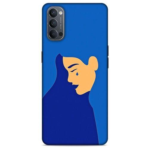 Oppo Reno 4 Kılıf Depresyon (2) Kabı Turuncu Sarı