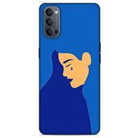 Oppo Reno 4 Kılıf Depresyon (2) Kabı Turuncu Sarı