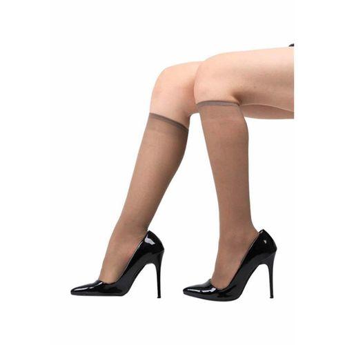 Kadın Diz Altı Pantolon Çorabı 12 Li 40 Den Mat Orta Kalın Lastikli  Müjde