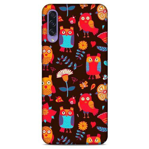 Baykuşlar (12) Desenli Silikon Kapak Telefon Kabı Samsung Galaxy A50s Kılıf