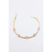 Taşlı Xuping Bileklik - Altın