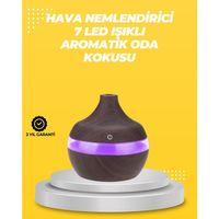 7 Renk Led Işıklı Ultrasonik Aroma Difüzör 300 Ml