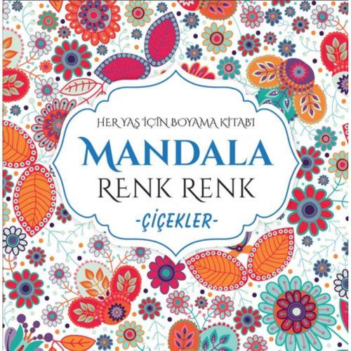 Mandala Renk Renk Çiçekler Evrensel İletişim