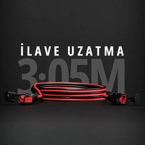 NOCO GC004 Noco Akü Şarj Cihazları İçin 3 Metre Uzatma Kablosu