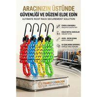 Kancalı Bagaj Lastiği - Bagaj Lastiği Esnek Paslanmaz Kancalı 2 Kancalı 4 lü PAKET 723031