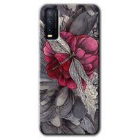 Vivo Y11s Kılıf HD Desen Baskılı Arka Kapak - kelebek Ömrü