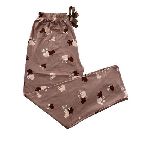 Kadın Köpek Patili Kalp Desenli Pijama Altı Milan-10500