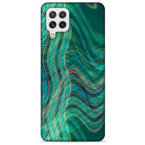 Samsung Galaxy A22 Uyumlu Kılıf Yeşil Delisi (8) Baskılı Kılıf Zümrüt yeşili