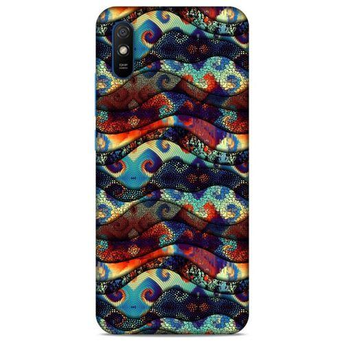 Xiaomi Redmi 9A Kılıf Baskılı Özel Seri Taşlı (41) Tank Kılıf