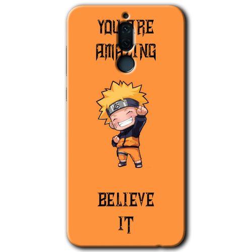 Potkal Hediye Fabrikası Huawei Mate 10 Lite HD Baskılı Kılıf + 9D Tam Ekran Koruyucu - Kendine İnan