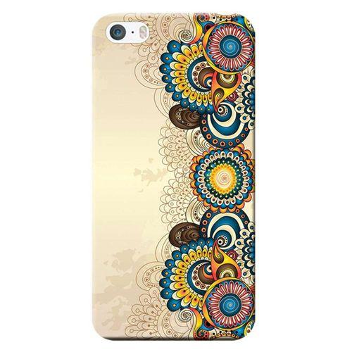 iPhone 5/5S Kılıf Vektör Tasarım Baskılı Esnek TPU Silikon