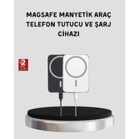Magsafe Uyumlu Kablosuz Powerbank – Güçlü Mıknatıs, Hızlı Şarj, Kompakt Tasarım