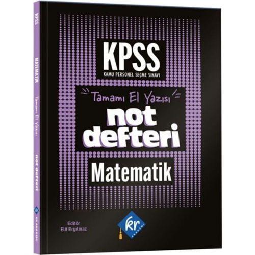 KPSS Matematik Problemler Konu Anlatımı Defteri KR Akademi