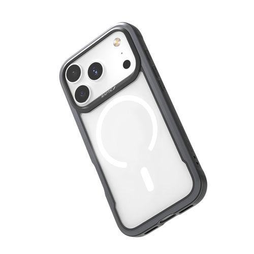 Apple iPhone 17 Pro Max Kılıf M-safe Şarj Özellikli Airbagli Raptic Shield Serisi Şeffaf Arka Yüzey Kapak