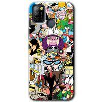 İnfinix Smart 5 Kılıf HD Desen Baskılı Arka Kapak - Süper Çizgi Kahramanlar