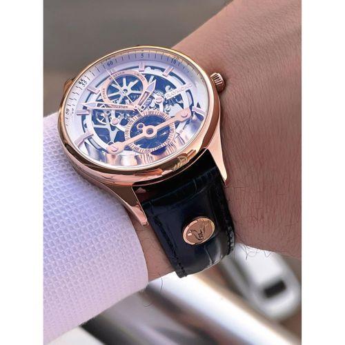 Raymond Nişan Ve Damatlara Özel Deri Kordon 2 Yıl Garantili Otomatik Erkek Kol Saati+Bileklik RMD.M7