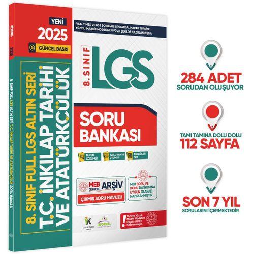 2025 8 Sınıf Full LGS Altın Seri İNKILAP TARİHİ MEB Çıkmış Soru Bankası Modüler Seti PDF/Video Çözüm