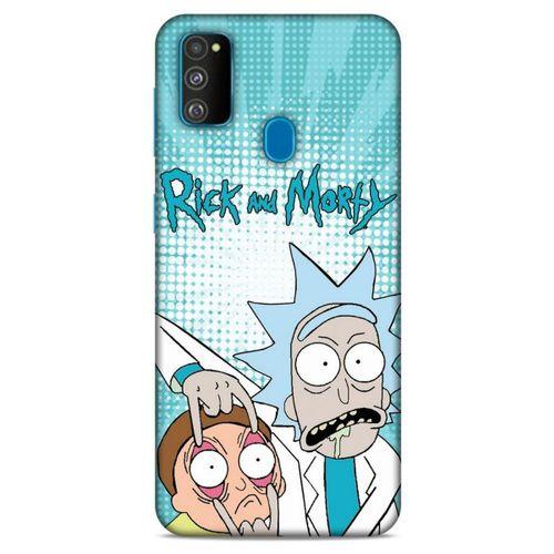 Samsung Galaxy M30s Uyumlu Kılıf Rick And Morty (2) Kabı Morty Smith