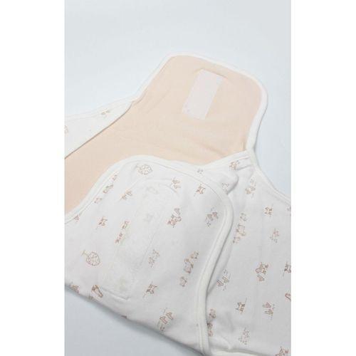 Bistyle Bistyle Curly Lamb Bel Destekli Kundak 75111 Bej Mavi Ekru