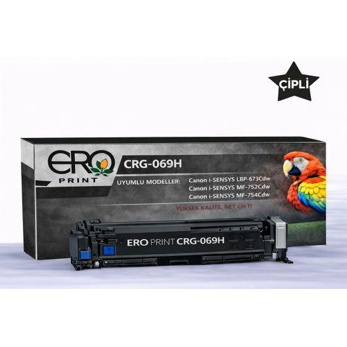 Canon CRG 069H Siyah Muadil Toner - 7600 Sayfalık Çipli Toner