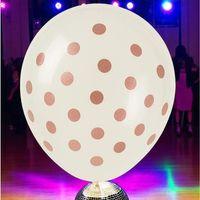 YÜKSEK KALİTE 100 ADET ŞEFFAF ROSE GOLD BALON ROSE GOLD ŞEFFAF PULLU BALON ROSE DEKORASYON BALONU