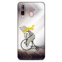 Samsung Galaxy A60 Kılıf FunnyMaX (11) Tam Koruma Kahve Ayı