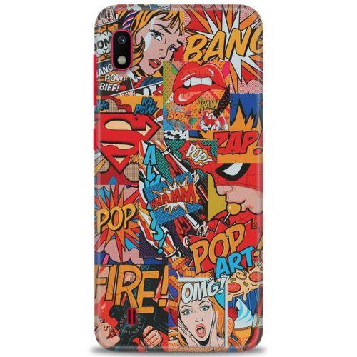 Samsung Galaxy A10 Kılıf HD Baskılı Kılıf - Cartoons + Tam Ekran Koruyucu