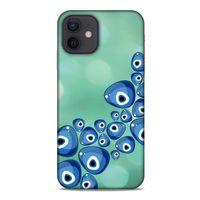 Nazarium (15) Desenli Silikon Kapak Apple iPhone 12 Kılıf