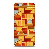 Lopard Apple Iphone 6S Uyumlu Kılıf Wood'X (44) Tough Armor Kılıf Desenli