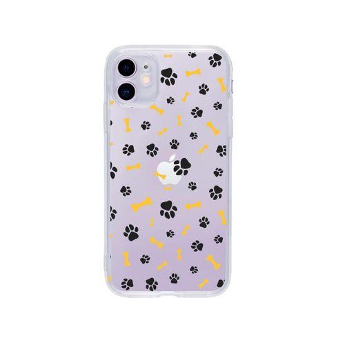 iPhone 11 Pati & Kemik Desenli Premium Şeffaf Silikon Kılıf