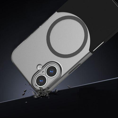 Apple iPhone 16 Kılıf M-Safe Şarj Özellikli Mıknatıslı Zore Duble Kapak