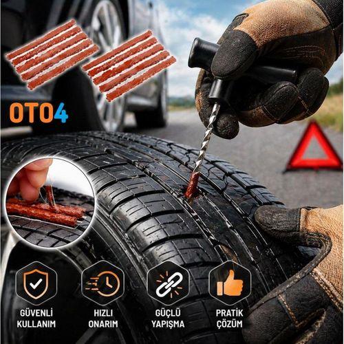 Oto4 10 Adet Lastik Tamir Onarım Fitili Yedek